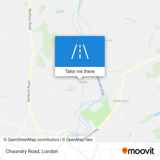 Chaundry Road map