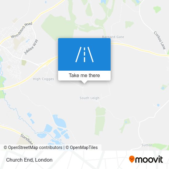 Church End map