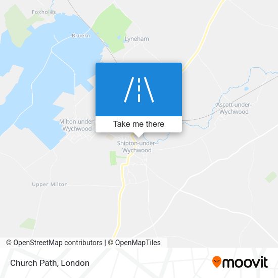 Church Path map