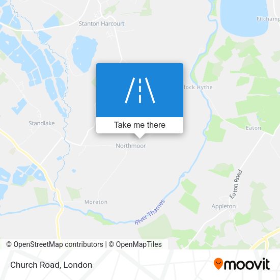 Church Road map