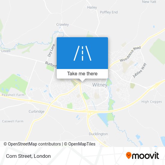 Corn Street map