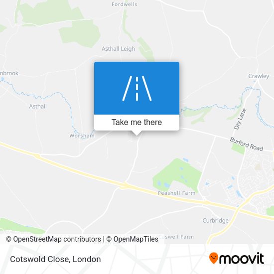 Cotswold Close map