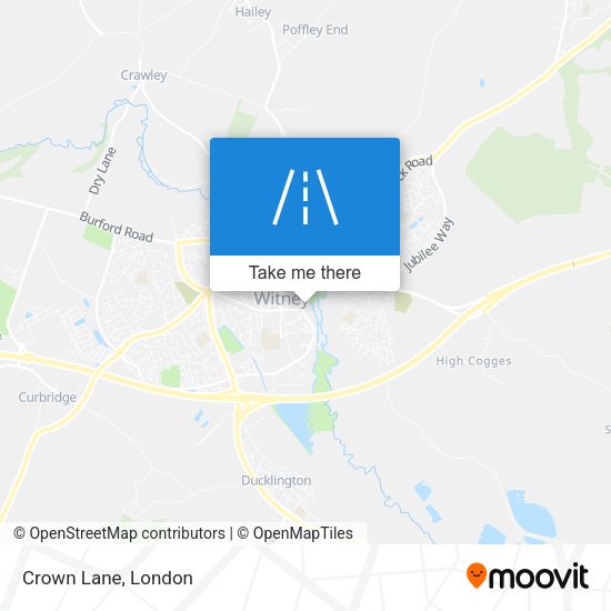 Crown Lane map