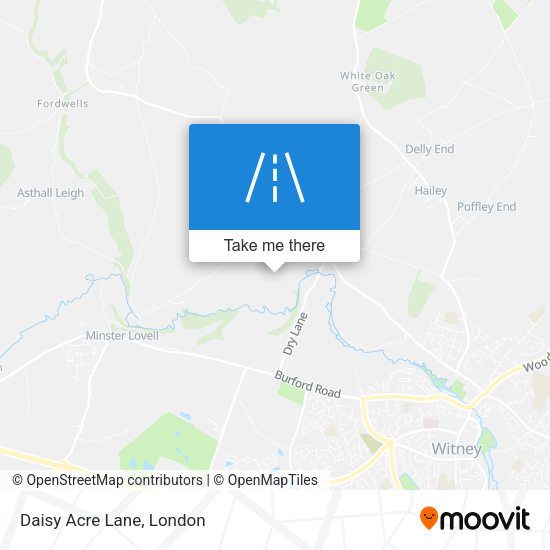 Daisy Acre Lane map