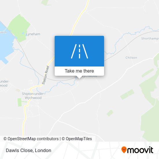Dawls Close map