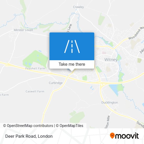 Deer Park Road map