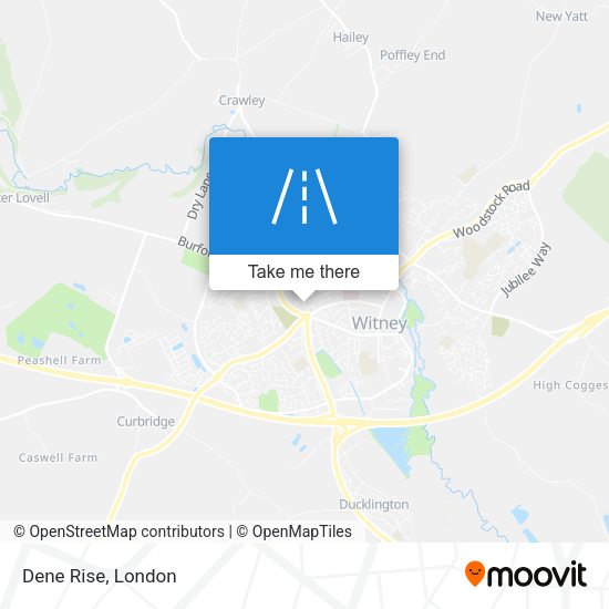 Dene Rise map