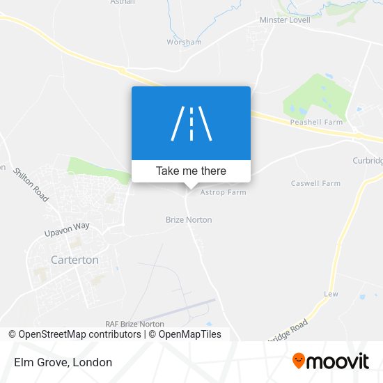 Elm Grove map