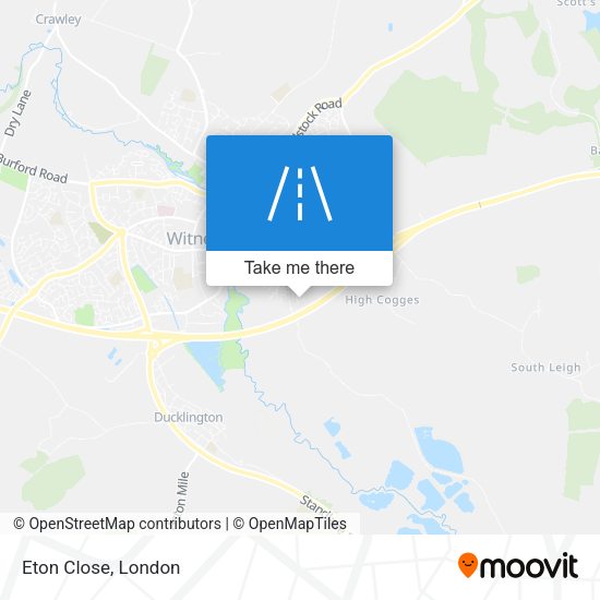 Eton Close map