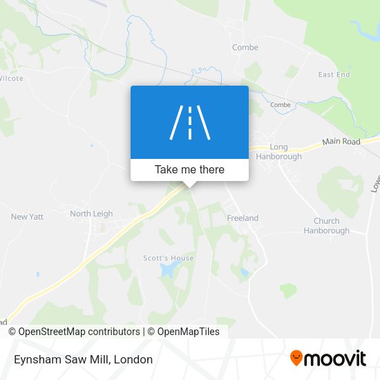 Eynsham Saw Mill map