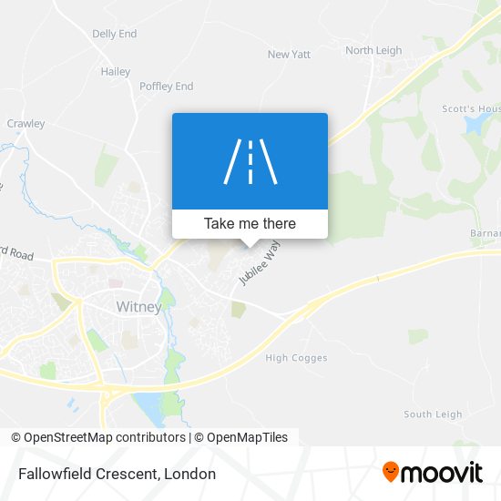 Fallowfield Crescent map