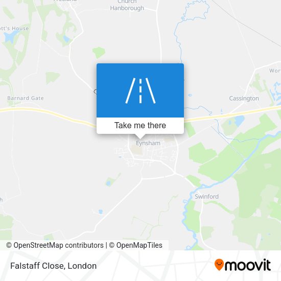 Falstaff Close map