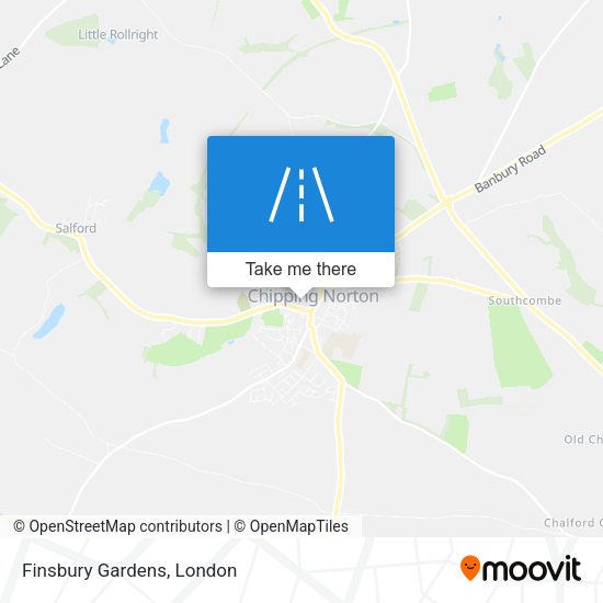 Finsbury Gardens map