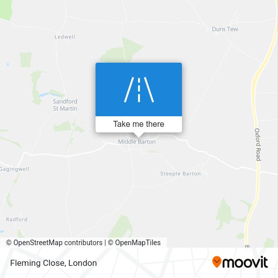 Fleming Close map