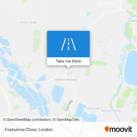 Foxburrow Close map