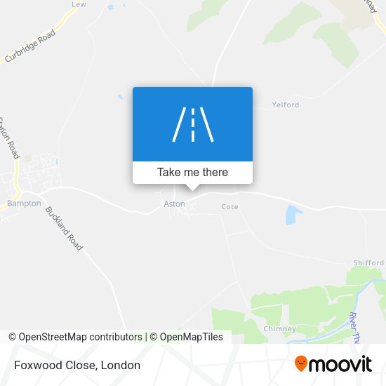Foxwood Close map