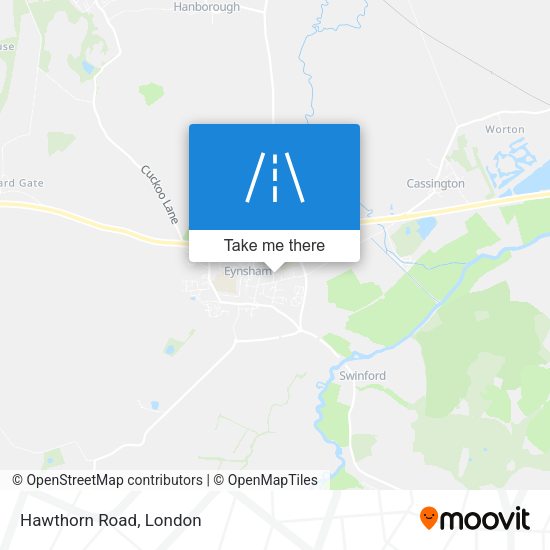 Hawthorn Road map