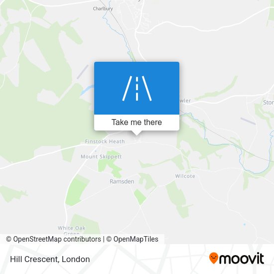 Hill Crescent map