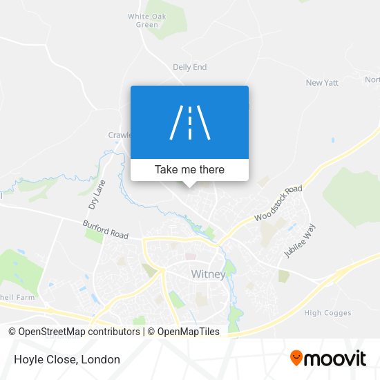 Hoyle Close map