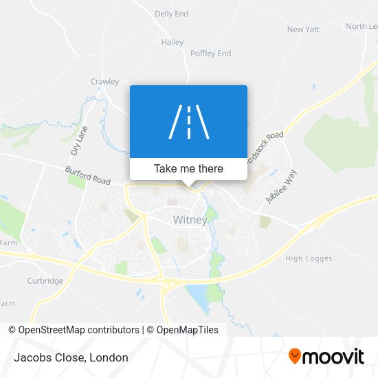 Jacobs Close map
