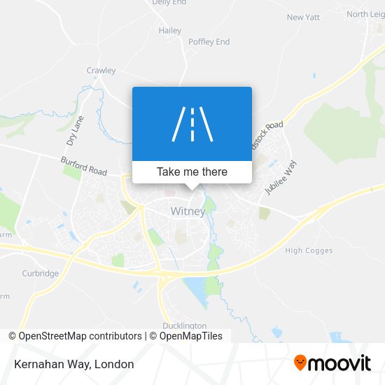 Kernahan Way map
