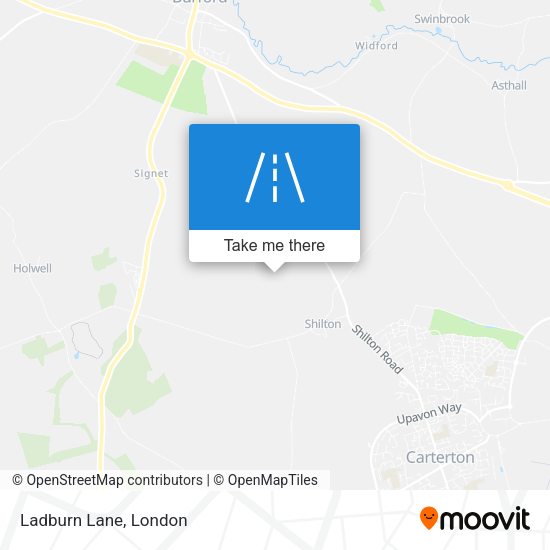 Ladburn Lane map
