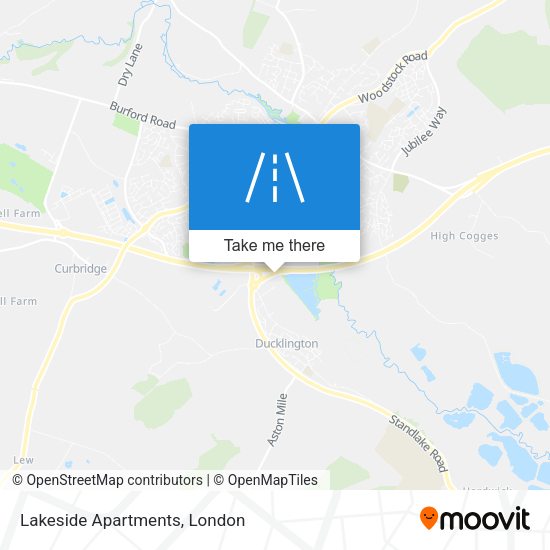 Lakeside Apartments map