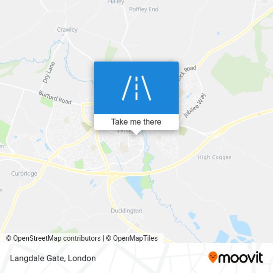 Langdale Gate map