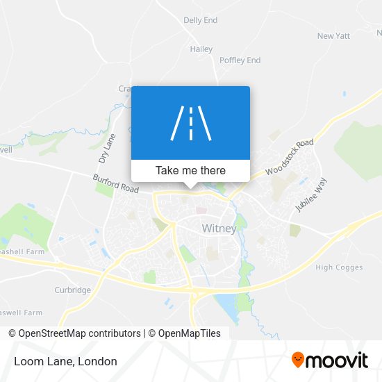 Loom Lane map