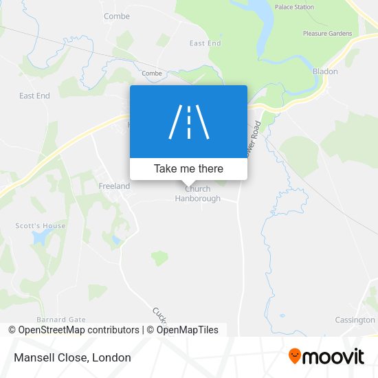 Mansell Close map