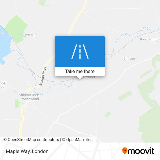 Maple Way map