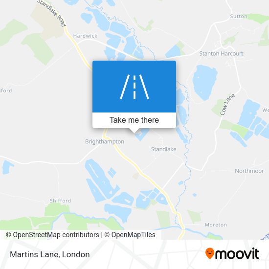 Martins Lane map
