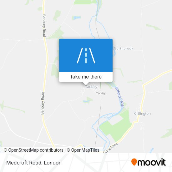 Medcroft Road map