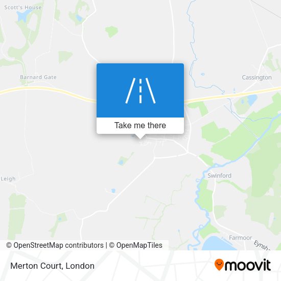 Merton Court map