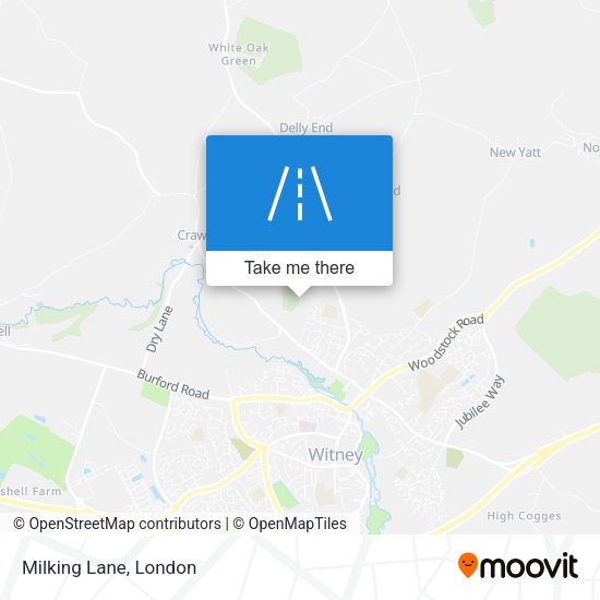 Milking Lane map