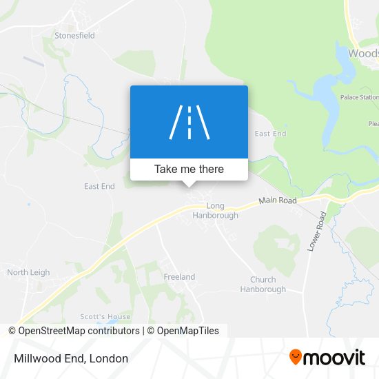 Millwood End map