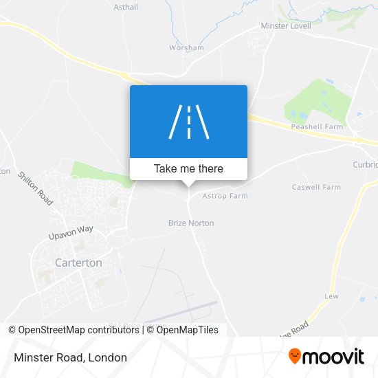 Minster Road map