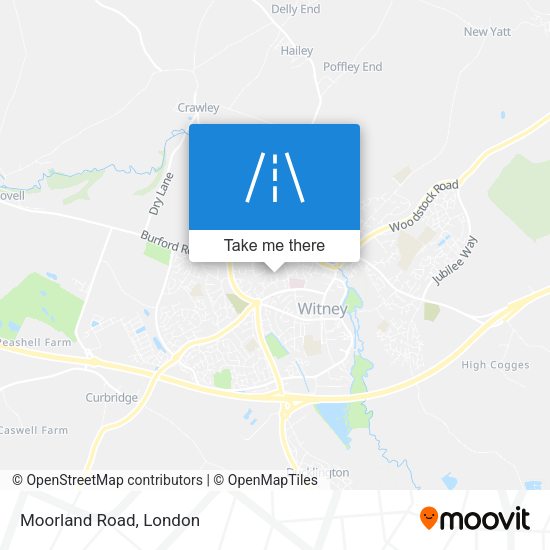 Moorland Road map
