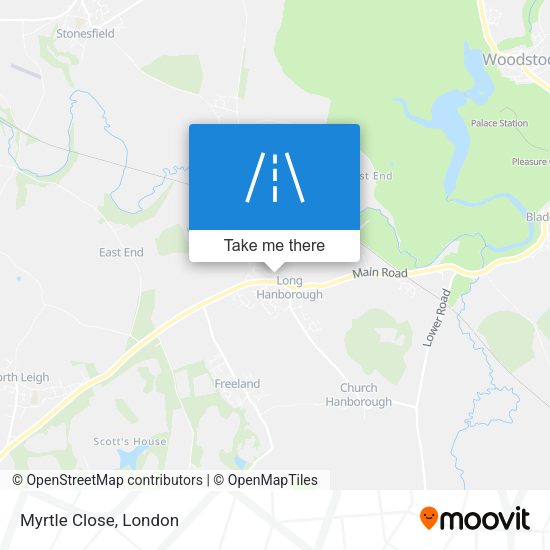 Myrtle Close map