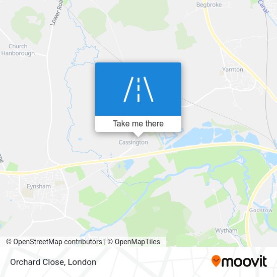 Orchard Close map