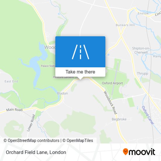 Orchard Field Lane map
