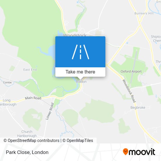 Park Close map
