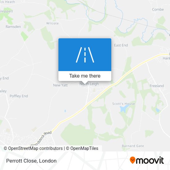 Perrott Close map