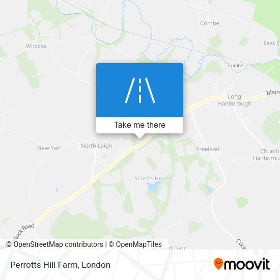 Perrotts Hill Farm map