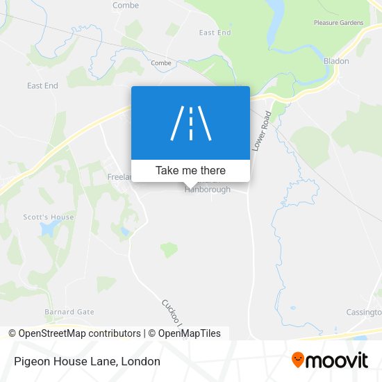 Pigeon House Lane map