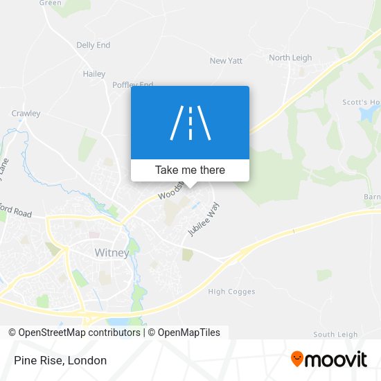 Pine Rise map