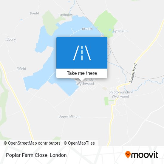 Poplar Farm Close map