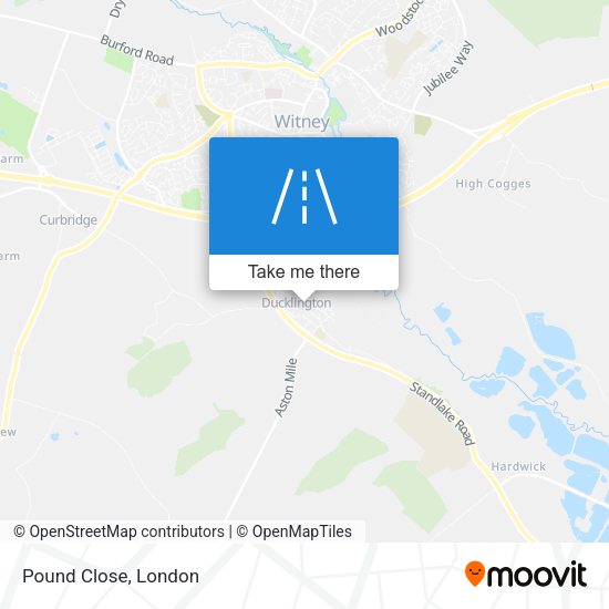 Pound Close map
