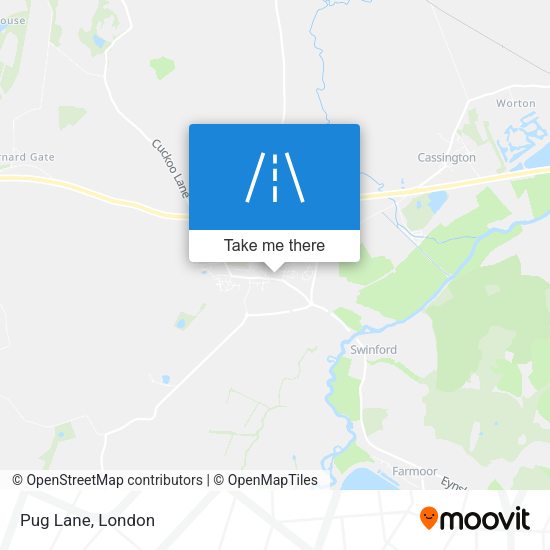 Pug Lane map