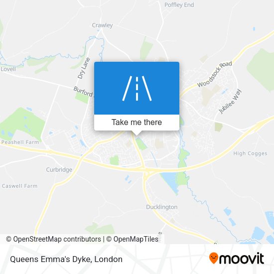 Queens Emma's Dyke map